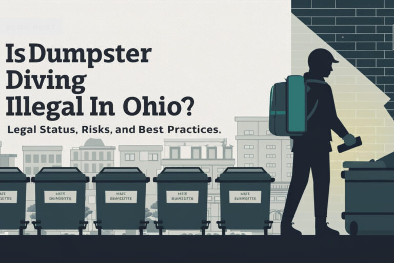 Is Dumpster Diving Illegal in Ohio? Legal Status, Risks, and Best Practices