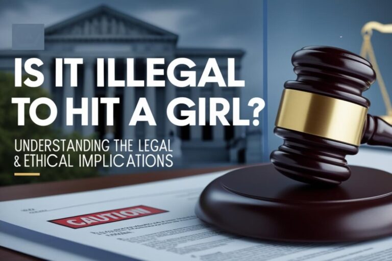 Is It Illegal to Hit a Girl? Understanding the Legal and Ethical Implications