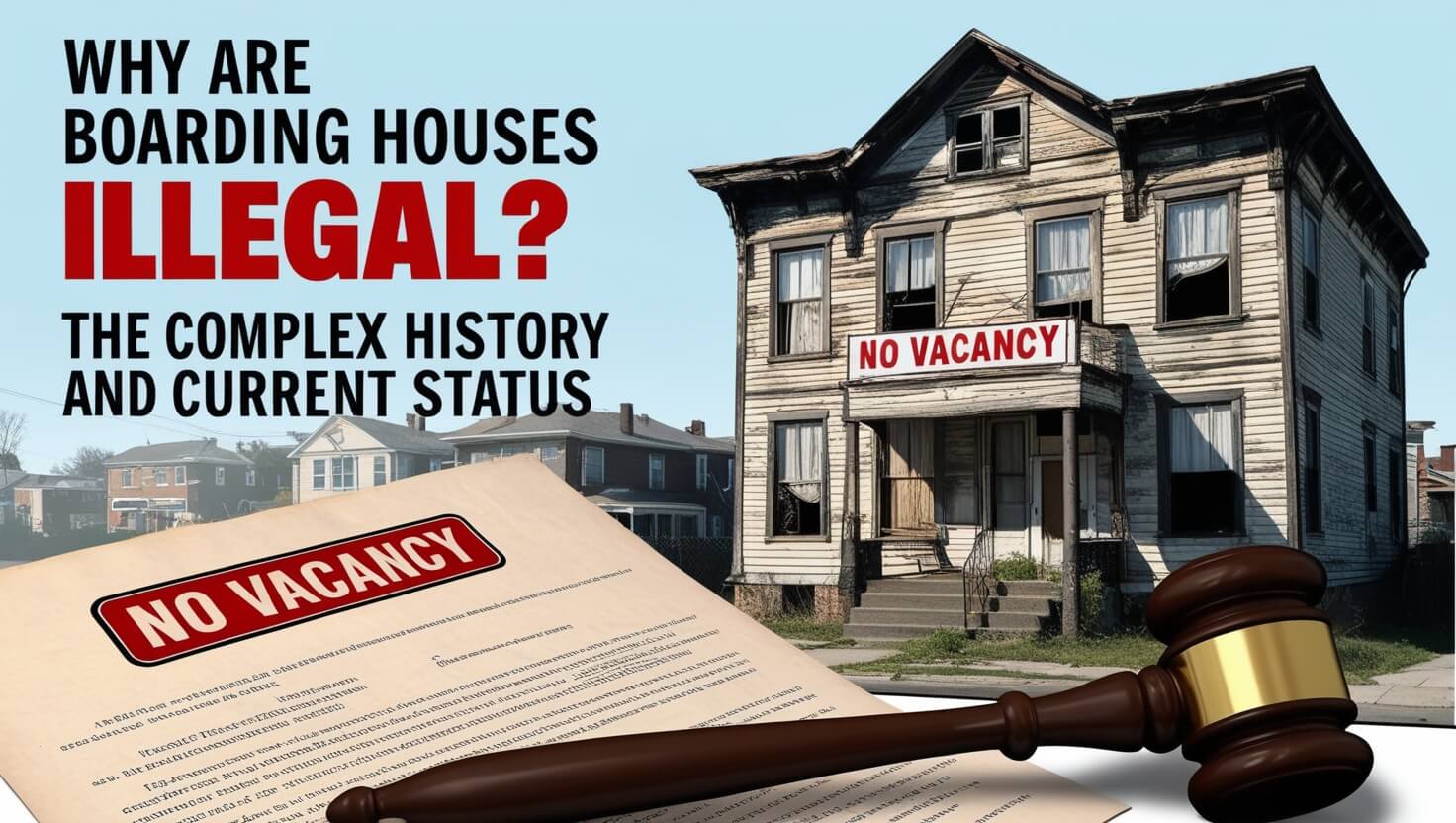 Why Are Boarding Houses Illegal? The Complex History and Current Status