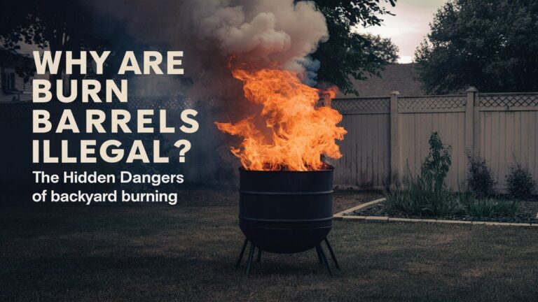 Why Are Burn Barrels Illegal? The Hidden Dangers of Backyard Burning