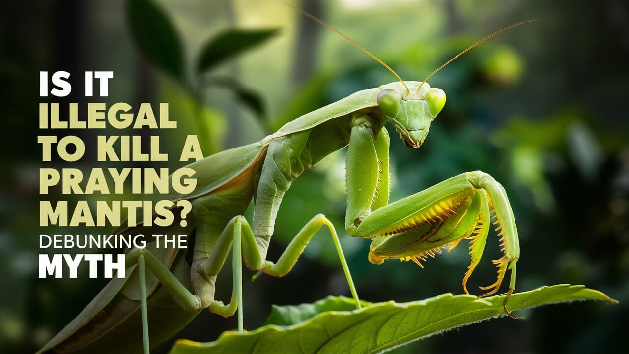 Is It Illegal to Kill a Praying Mantis? Debunking the Myth