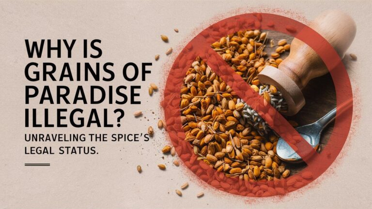 Why Is Grains of Paradise Illegal? Unraveling the Spice's Legal Status